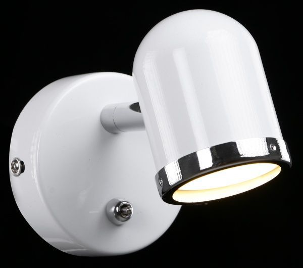 Спот Accento lighting ALIN-Amelie-1 1x50 Вт GU10 хром/белый 