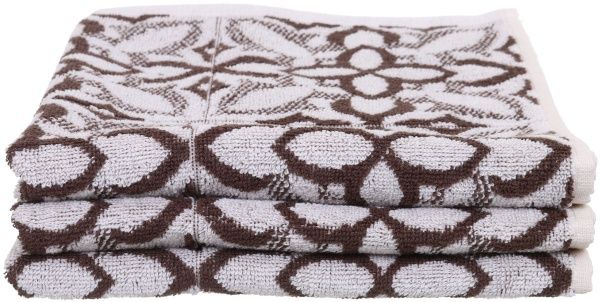 Рушник кухонний Thali 50x50 см Lasa бежевий із коричневим 