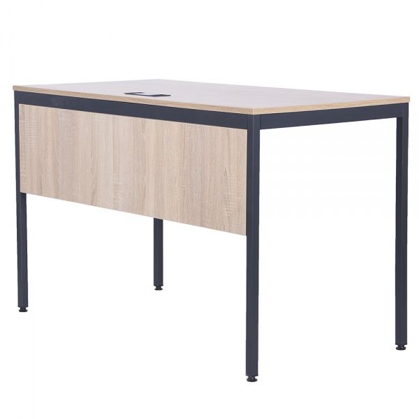 Стол письменный AMF Art Metal Furniture Осло с ящиком и кабель-каналом графит 