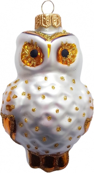 Елочная игрушка Юріта фигурка Сова 10,7 см 