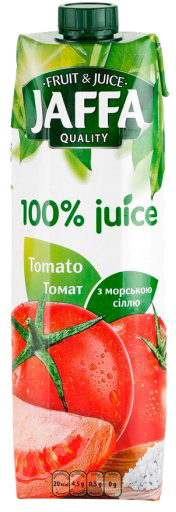 Сок Jaffa Томатный с солью 0,95л 