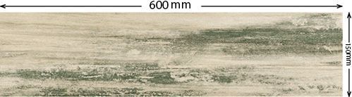 Плитка Zeus Ceramica Painted Wood green touch dry декор ZSXPW14DR 15x60 