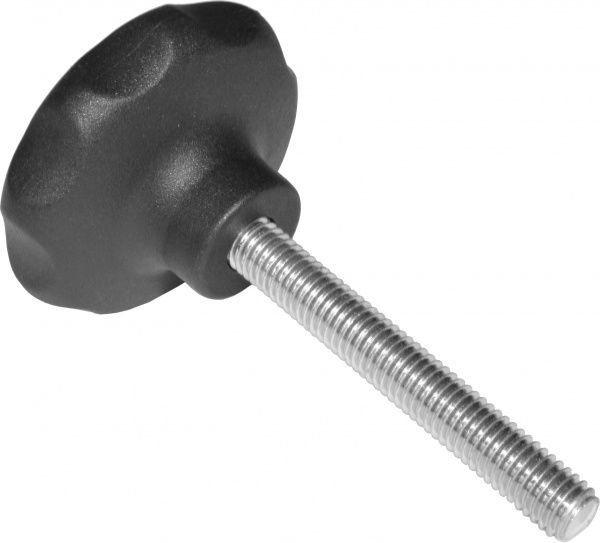 Гайка-ручка D 50 мм М8 1 шт универсальная с болтом М8х60