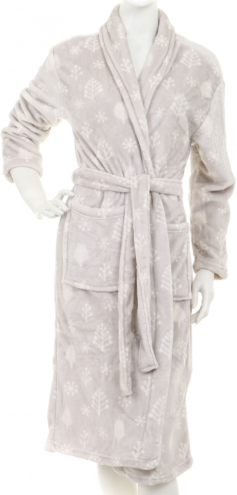 Халат женский La Nuit Home Форест р. XS розовый с рисунком forest-topstar