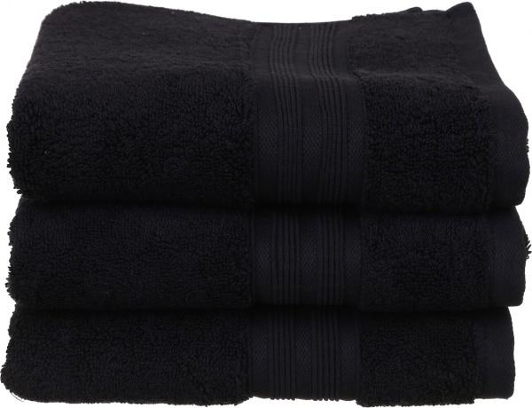 Рушник 084 Caviar 50x90 см чорний ABC 