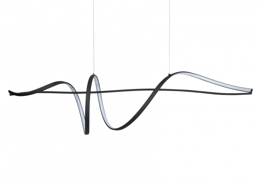 Люстра подвесная Berger 1x43 Вт LED-модуль черный 7021-PL-43 Black