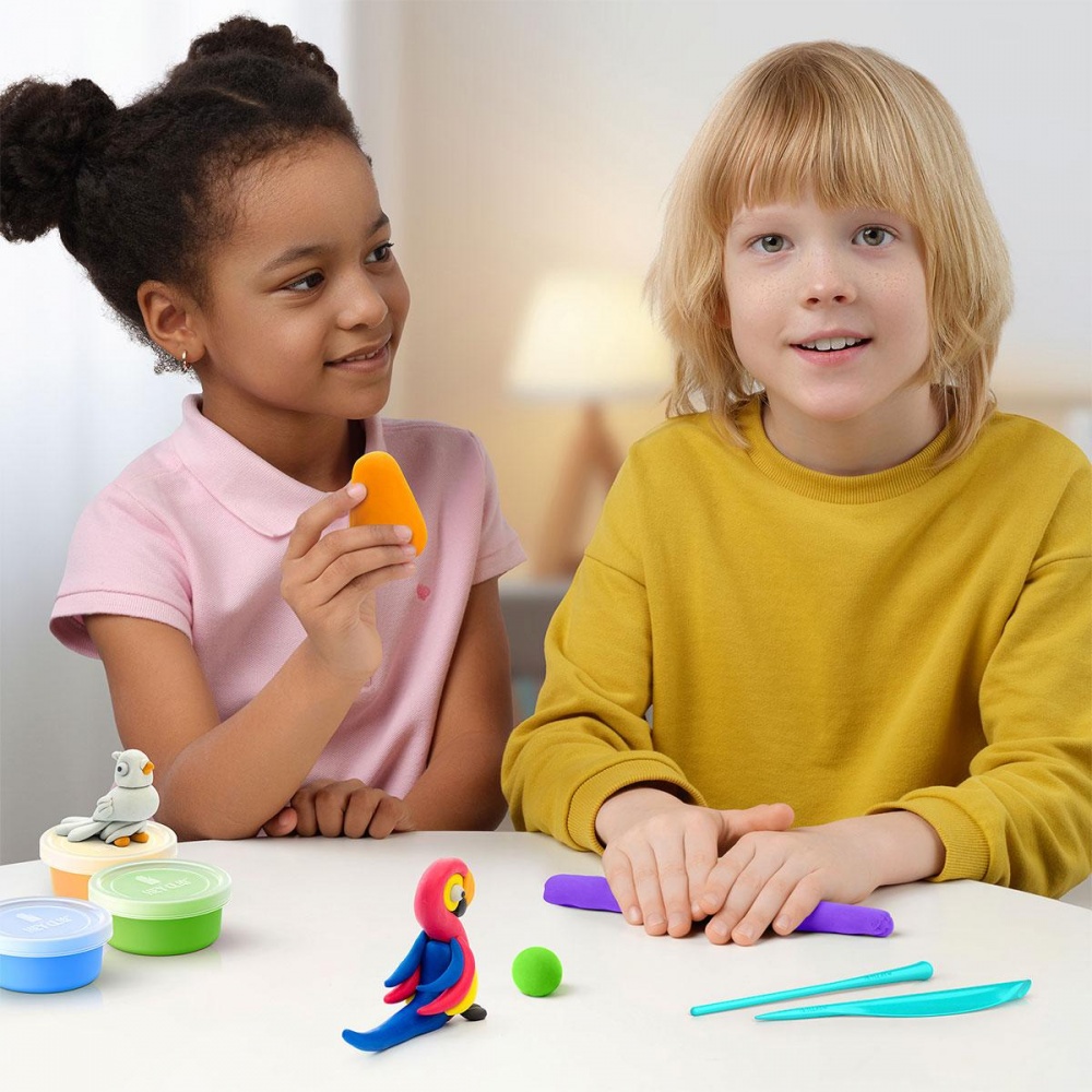 Набір пластиліну Lipaka самостійно твердіє Птахи 15013-UA01