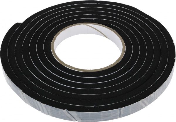 Лента каучуковая самоклеящийся резиновый 8x15 мм 3 м темно-серый 