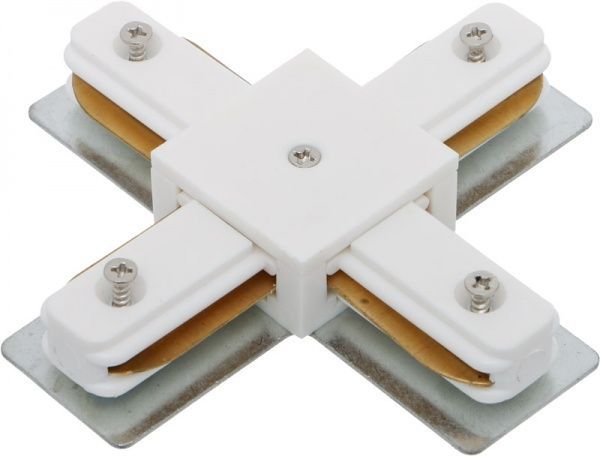 З’єднувач хрестовий Светкомплект HH-206-cross connector білий 