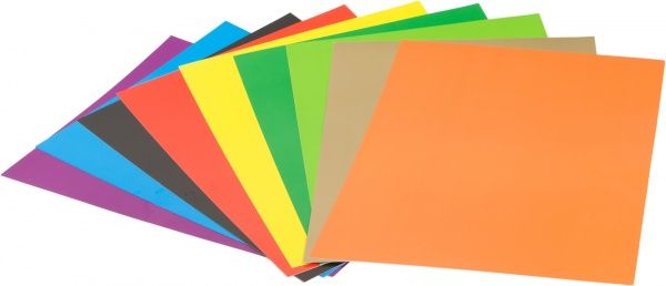 Набор цветного картона А4 9 цветов КДК-А4-9 Апельсин