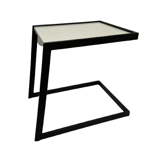 Стол журнальный Чикаго белый 500x400x450мм Гефест 