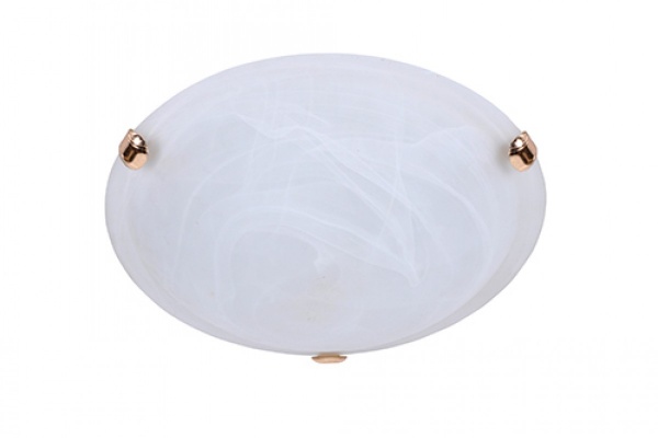 Светильник потолочный NNB Aqua 1x60 Вт E27 белый/золото 53513-2 