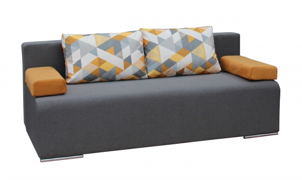 Диван прямий Берегиня Аполо сірий 1940x910x770 мм