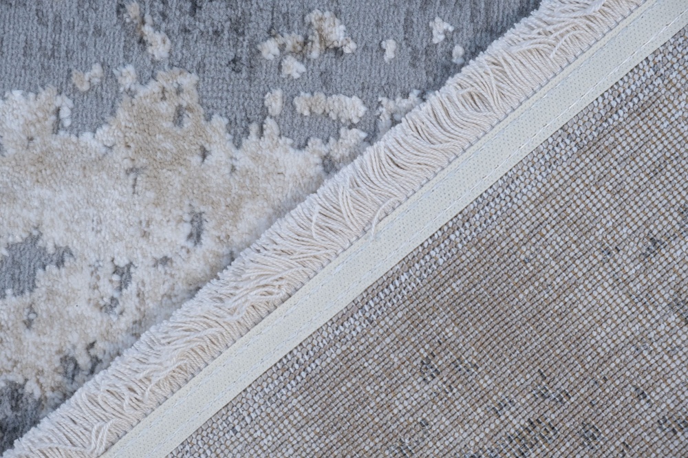 Килим Karmen Carpet GALYA PLUS S3816A GREY/GREY 80x150 см D