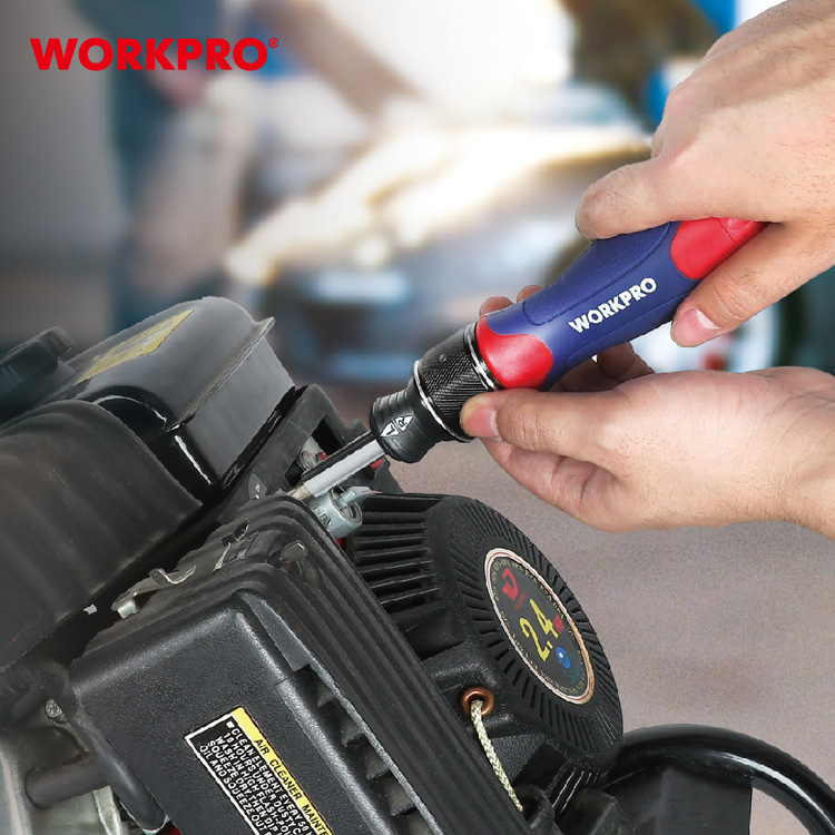 Отвертка со сменными насадками WORKPRO WP221052