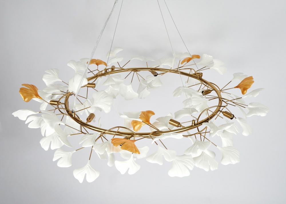 Люстра підвісна Berger 8x40 Вт G9 золото 7028-PL-8 Gold