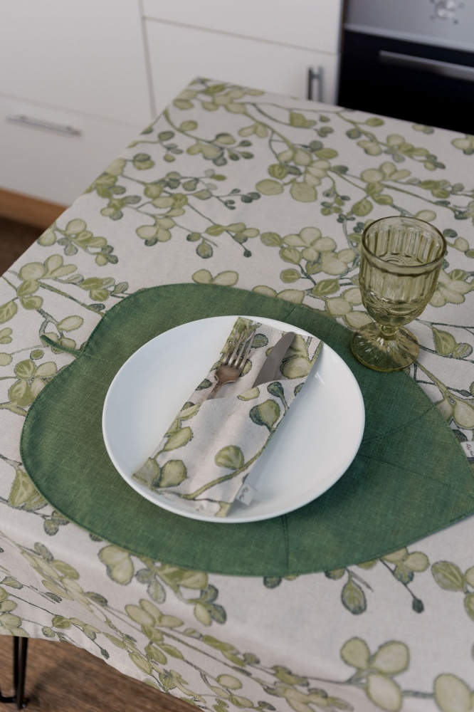 Сет двосторонній La Nuit БОТАНІКА 35x45 см зелений