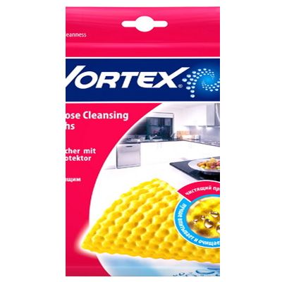 Салфетки универсальные с чистящим протектором Vortex 2 шт