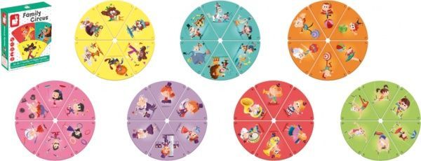 Игра настольная Janod Happy family Circus J02755