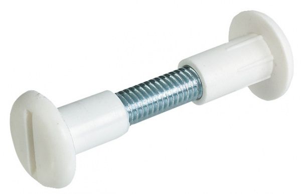 Соединительный винт белый Hafele 4 шт.