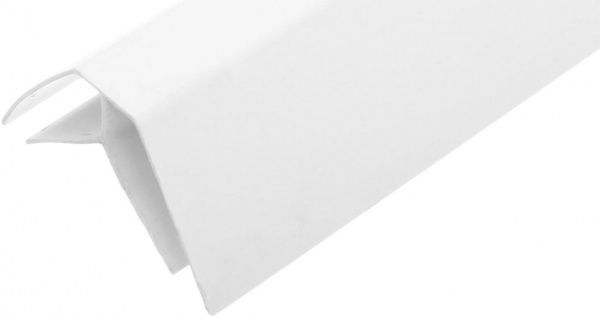 Угол внутренний ПВХ снежно-белый 2700 мм