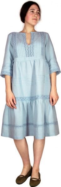 Сукня Галерея льону Філадельфія р. 42 світло-блакитний 0040/42/1305 