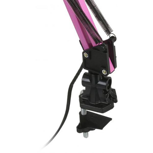 Настольная лампа офисная Accento lighting ALYU-DE3030-R 40 Вт E27 фуксия 