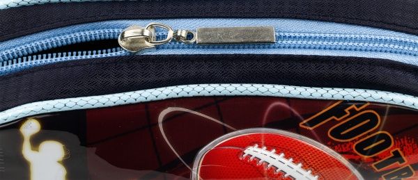 Пенал Футбол HS-9869 синийкрасный