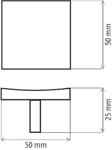 Меблева ручка K-728 G5 32 мм матовий нікель DC 72277