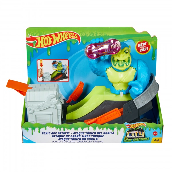 Игровой набор Hot Wheels Атака токсической обезьяны GTT66