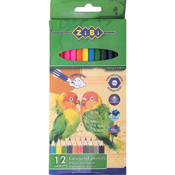 Карандаши цветные ZB.241012 шт. ZiBi