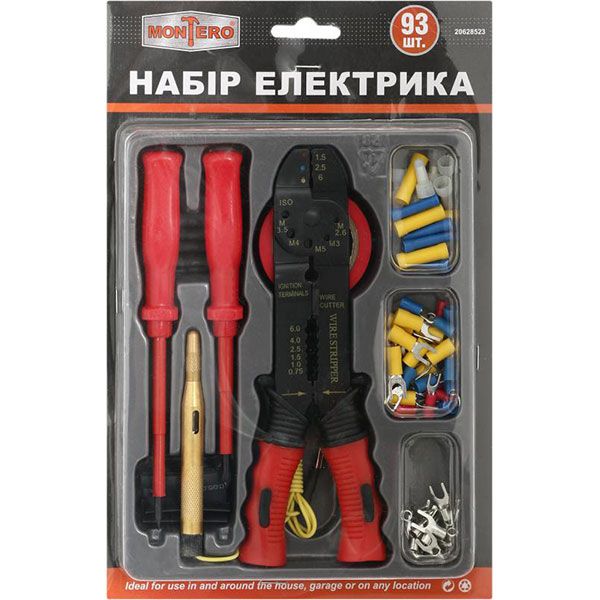 Набор ручного инструмента Montero для электрика 93 шт. MN-80011
