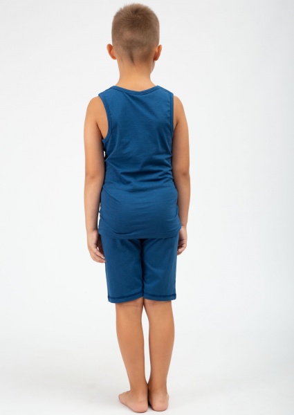 Костюм для мальчиков Roksana №0012/12142 р.122–128 синий-серый 