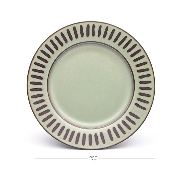 Тарелка обеденная Зеленое чудо 23 см MVM