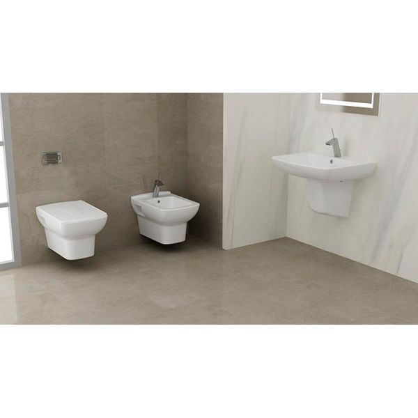 Унитаз подвесной Imprese Loreta i11030 с сиденьем slim soft-close