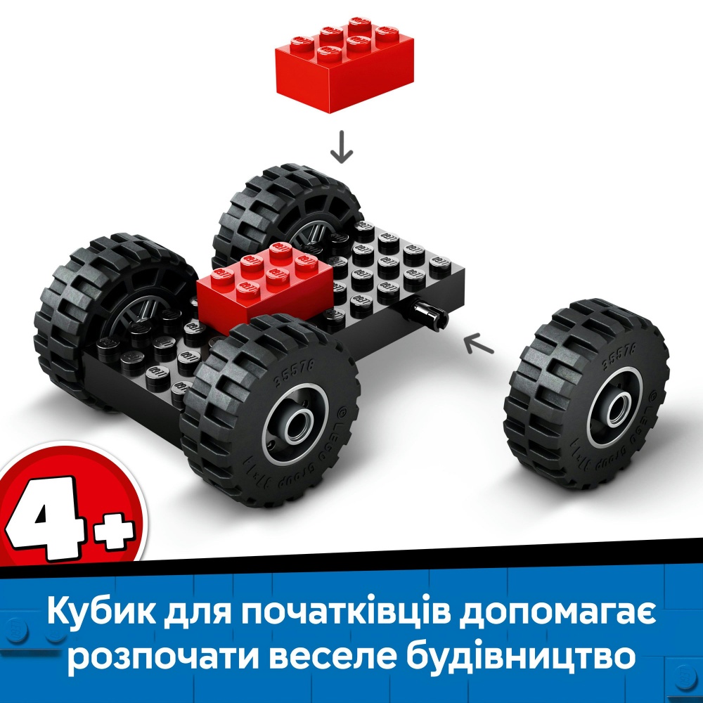 Конструктор LEGO City Желтый строительный автопогрузчик 60450