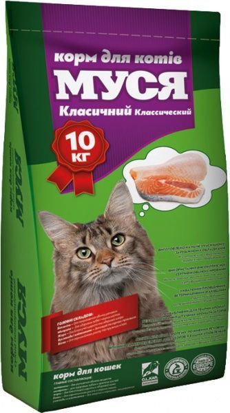Корм Муся классический 10 кг