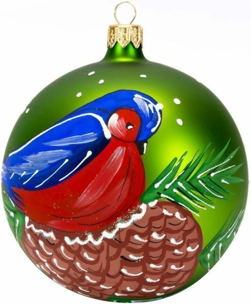 Шар стеклянный d100 5975 зеленый