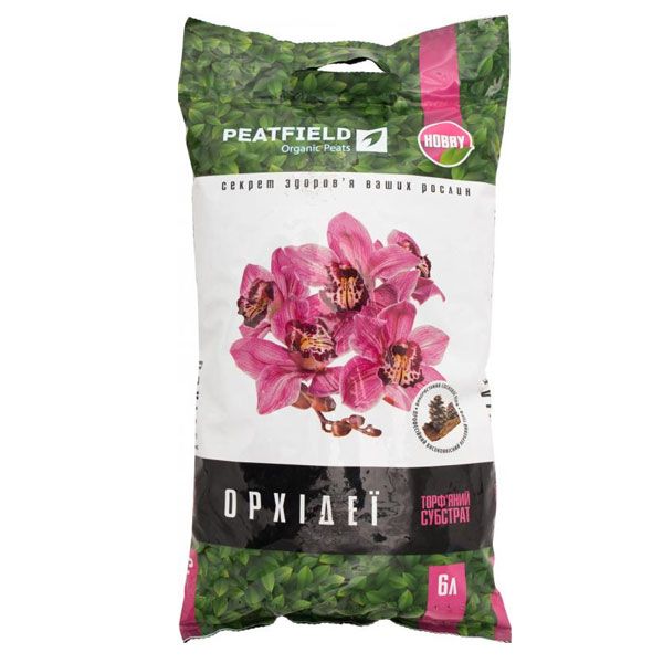Субстрат торф'яний PEATFIELD для орхідей 6 л