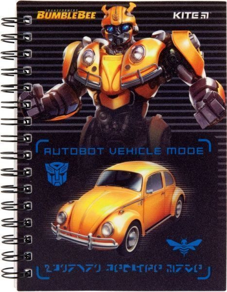 Блокнот А6 80 листов Transformers BumbleBee TF19-226 KITE