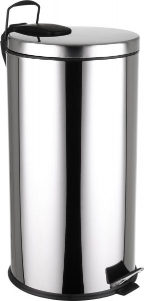Ведро с крышкой EforMetal для мусора с педалью 40 л 