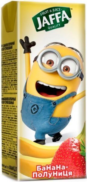 Нектар Jaffa бананово-полуничний Посіпака