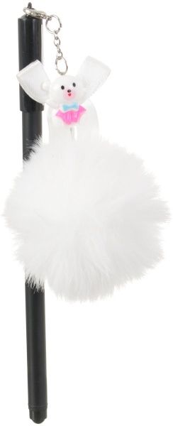 Ручка гелевая черная с белым You+My 