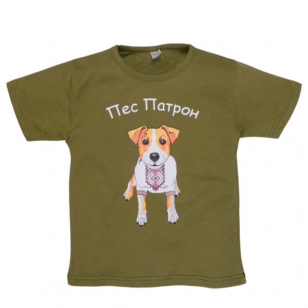 Футболка для хлопчиків Татошка р.110 хакі 0601301пат 
