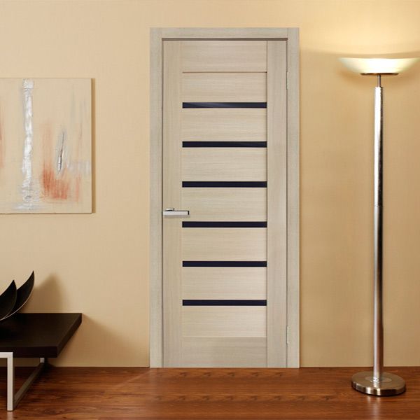 Дверное полотно ОМиС Лагуна ПО 800 мм дуб латте