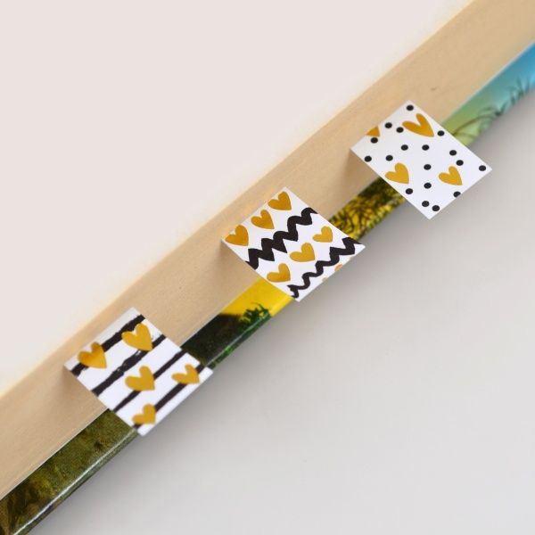 Стикеры с фольгой Fancy 58х15 мм 80 шт. (4х20) YES