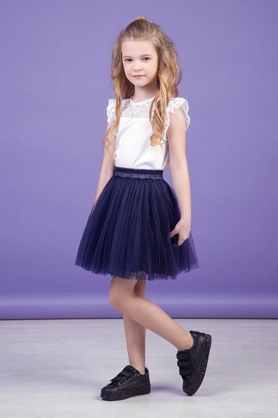 Юбка школьная 30-9027-2 Zironka р.122 синий 
