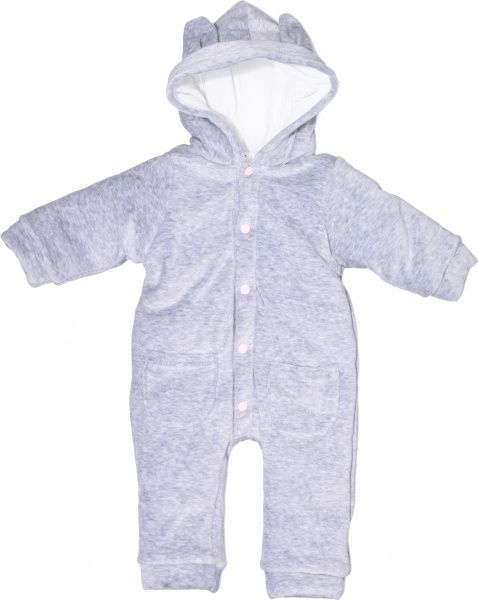 Комбінезон Bambinelli на підкладці утеплений р.68 сірий меланж 