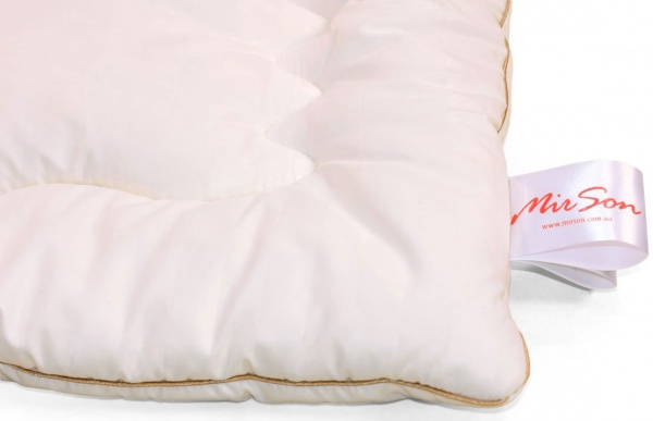 Ковдра вовняна Mikrosatin Gold Woolen Hand Made 169 зима (2200000460455) 140x205 см MirSon