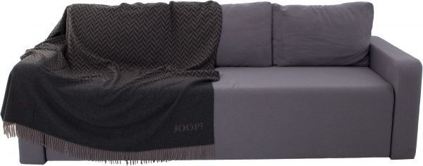 Плед Зигзаг 150x200 см антрацит Joop! 